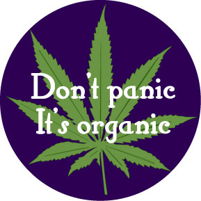 Don't Panic It's Organic Button